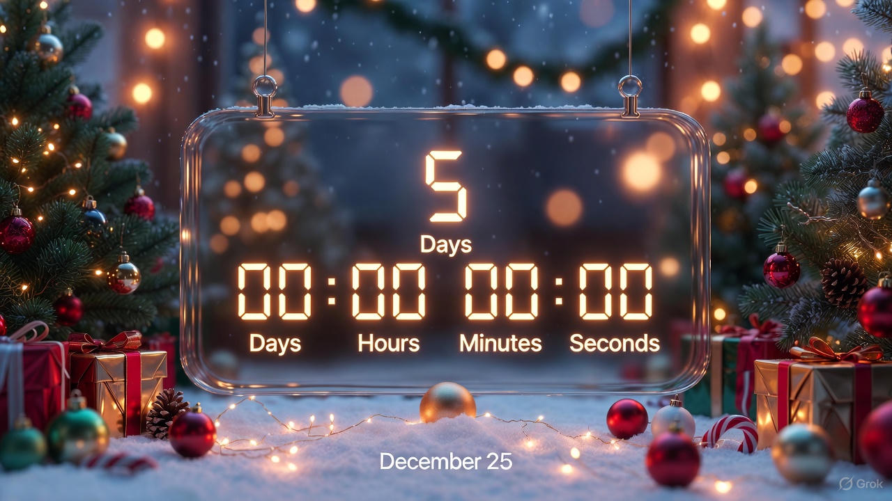 How Many Days Until Christmas