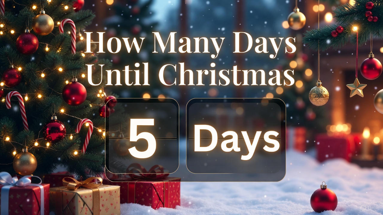 How Many Days Until Christmas